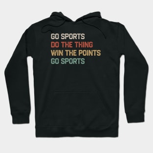 Go Sports Do The Thing Retro Color Hoodie